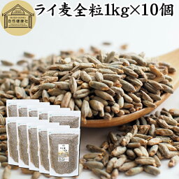 ライ麦 丸粒 1kg×10個 全粒 粒 ドイツ産 ライ麦パン ライブレッド パン用 発芽 ライ麦 無添加 ナチュラル 割合 100% モルト ライムギ 大容量 業務用 食パン 製菓 製パン パン作り 材料 サラダ スープ 食材 ベーカリー レシピ 自家製 ヘルシー お菓子 洋菓子 クッキー