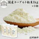 ヨーグルト 粉末 1kg×3