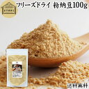粉納豆 100g 粉末 粗挽き ドライ納豆 フリーズドライ あら挽き 荒挽き 国産 大豆 100% 保存料 無添加 無塩 納豆キナーゼ ナットウキナーゼ 納豆菌 ふりかけ 発酵 サプリ ポリアミン スペルミジン アウトドア お試し おためし まぜ ごはん 混ぜ ごはん 納豆汁 犬用 ペット