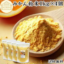 みかん粉末 1kg×4個 みかん 粉末 オレンジパウダー フルーツ スムージー 果実 果汁 くだもの 果物 野菜 ぱうだー 業務用 フレーバー ジュース アイス...
