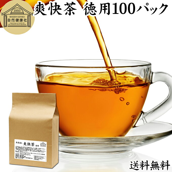 爽快茶 徳用 100パック キャンドルブッシュ 健康茶 ドクダミ どくだみ エビスグサ 種子 決明子 河原決明 カワラケツメイ 大豆 ウーロン茶 烏龍茶 ハトムギ はとむぎ ゴールデンキャンドル ブレンド茶 お茶 健康 美容 カップ出し用 熱水 熱湯 抽出 濃厚 ティーバッグ