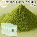 野草の青汁 袋入り 230g×5個 青汁 粉末 すぎな クマザサ よもぎ スギナ 熊笹 ヨモギ パウダー 国産 サプリ サプリメント すぎな茶 クマザサ茶 よもぎ茶 粉茶 おすすめ 無農薬 保存料 無添加 ハーブ ノンカフェイン 葉酸 ルテイン ポリフェノール 野菜不足 野菜粉末 食物繊維(4)