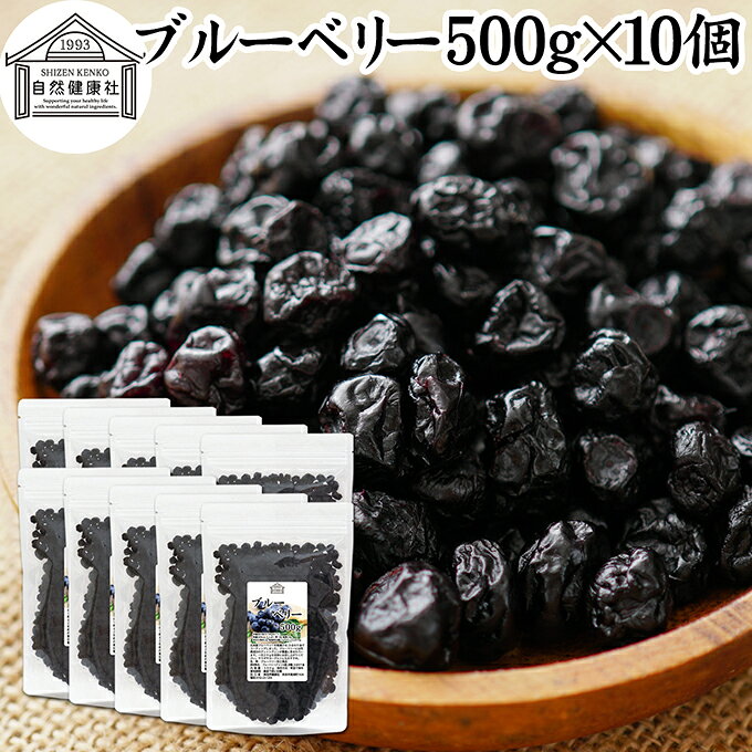 ブルーベリー 500g×10個 ドライ ドライフルーツ ブルー ベリー 乾燥 業務用 カルチベイト カルティベイト サプリ ルテイン 着色料 保存料 香料 不使用 無着色 業務用 ポリフェノール アントシアニン 食物繊維 ビタミン ミネラル サラダ お菓子 グラノーラ スムージー 材料