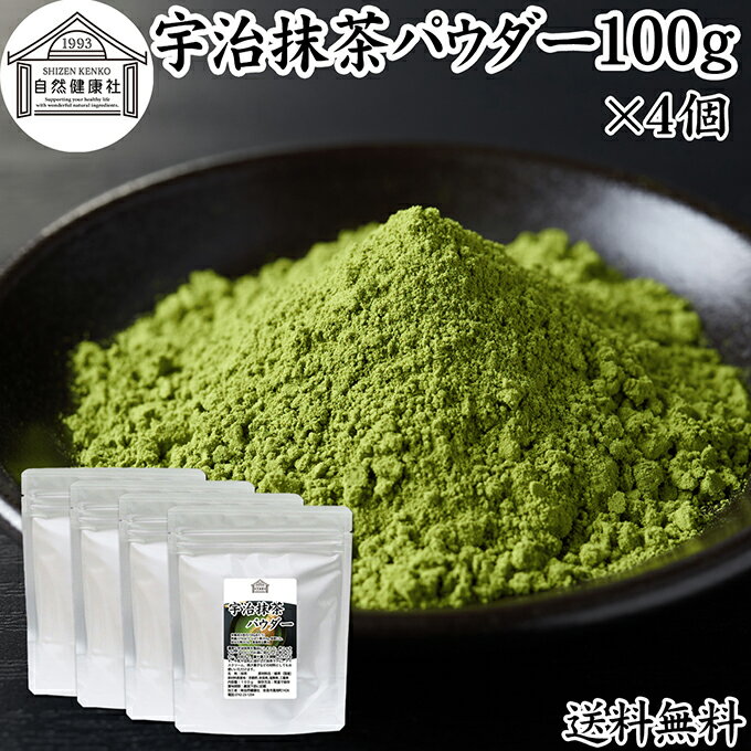 Rakuten - 宇治抹茶パウダー 100g×4個 宇治抹茶 粉末 京都 抹茶 おすすめ 奈良 三重 滋賀 保存料 無添加 無糖 お菓子用 製菓用 業務用 アレンジ フラッペ ラテ カプチーノ フラペチーノ グリーンティー スムージー クッキー どら焼き チーズケーキ 大福 アイス ランキング 送料無料