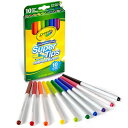 クレヨラ (Crayola) マーカー 水で落とせる マーカーペン10色 Super Tips 正規品588610