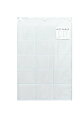 日本製 SAKI(サキ) ウォールポケット CD(15P) クリアー W-178 w56×h85cm(ポケットマチなし)