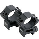 ANS Optical ダブルナット マウントリング 30mm LOW mount-010-S
