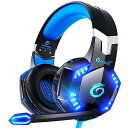 VersionTECH. ゲーミングヘッドセット PS4 ヘッドセット 高精度マイク付き ノイズキャンセリング 有線 ヘッドホン 密閉型 重低音強化 ミュート ...