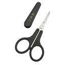 貝印(KAI CORPORATION) オシャレハサミ 鼻毛ハサミ 黒 1個 (x 1)