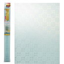 アール(R) マドピタシートすりガラス対応 断熱シート まど活 ブルーレース 90×180(cm) 紫外線約95%カット 防虫効力 カット可能 H-154