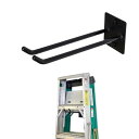 StoreYourBoard はしご収納壁フック – ガレージ壁用高耐久スチールはしごハンガー はしご2~3本収納 壁掛け用はしごフック 最大50ポンドまで対応