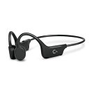 CROWD AUDIO 4GBメモリー内蔵 骨伝導イヤホン EP-03 | 12時間連続再生 Bluetooth イヤホン 急速充電 Type-c マイク内蔵 メモリ内蔵 防水規格 耳を塞がない IPX5 防水 防汗 耳掛け 軽量 ヘッドセット スポ