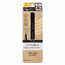 スプリングハート リキッド アイライナー ブラック フェルトペン ウォータープルーフ