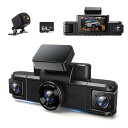 4カメラ ドライブレコーダー 360度 WiFi搭載 ドラレコ前後カメラ 小型 360度全方位保護 1080P+1080P+1080P+1080P スーパー暗視...