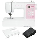 SINGER シンガー コンピューターミシン ワイドテーブル付き フットコントローラー付き ひらがな文字縫い MM-115P シンプル 初心者 コンパクト 入園...
