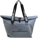 ドレス(DRESS) 防水トートバッグ 40L/GRY 釣り 防災 災害 キャンプ 防水 大型収納 撥水 高機能 ウェーダー 胴長 アウトドア 焚き火台 薪バッ...