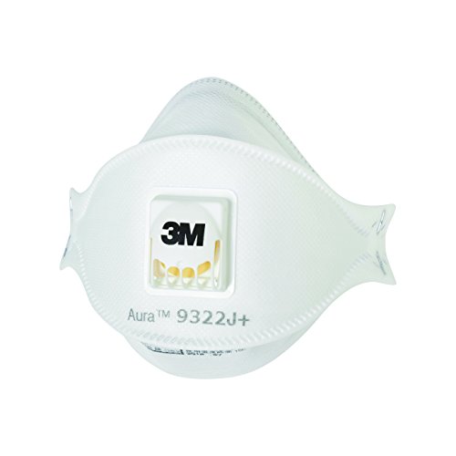 [N95同等品] 3M Aura 使い捨て式防じんマスク 9322J+ DS2 徳用タイプ 10枚入り