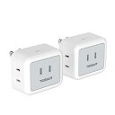 コンセントタップ TESSAN 3AC口 電源タップ 雷ガード たこあしコンセント 3口 タコ足配線 マルチタップ oa タップ 充電タップ コンパクト 2個セ...