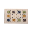 イケヒコ 玄関マット ギャベル アイボリー 約50×80cm ギャベ柄 洗える マット #2034330
