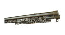 フルネス 角型伸縮 カーテンレール 2M ダブル アンバー