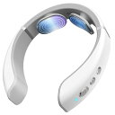 ネックケア 首 リラクゼーション器 2025新登場(EMS&TENSのW効果x加温 振動)メモリー機能 ネックリラックス 19段階強度調節 10種類モード 静音可能 軽量 日本語音声ガイダンス ホットケア リ