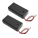 単3電池用 電池ボックス 2本/3本/4本 2個入り 電池ケース 3V/4.5V/6V ON/OFFスイッチ付き リード線付き 単3電池ボックス バッテリー ボックス ケース 電池 ホルダー (2本)
