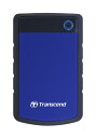 Transcend ポータブルHDD 4TB 【PS5/PS4 メーカー動作確認済】 耐衝撃 USB3.1 Gen1 3年保証 TS4TSJ25H3B(ブルー)