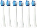 パナソニック 替えブラシ ドルツ クリーン&ホワイトブラシ 2本組 x3セット(計6本) EW0820-W白 3.2mm
