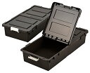 JEJ ベット下収納ボックス 2個組 ブラウン BR (日本製) 9504290