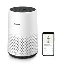 PHILIPS (フィリップス) 空気清浄機 AC0850 卓上 小型 HEPA フィルター 30畳対応 コンパクト 除菌 集じん 自動運転 ほこり ウイルス 花粉(800iシリーズ) 日本公式