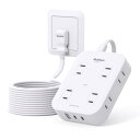Addtam 電源タップ USBタップ 8個AC差込口 2m 20W USB充電 2個USB-C ポート USB-A ポート 延長コード たこあしコンセント 雷...