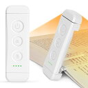 Glocusent ブックライト 読書灯 ベッドの読書のため 充電式 ポータブル クリップオンLEDリーディングライト ABS ポリカーボネート 3つの色温度と...