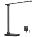 Lepro デスクライト led 目に優しい ACアダプター付き 電気スタンド USBポート付き 卓上 超高輝度 照明とデバイス充電を両立【電球色・白色・昼光色...