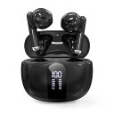 【ハイエンド 、鮮明なサウンド 深邃な低音】ワイヤレスイヤホン Bluetoothイヤホン Bluetooth5.4 イヤホン hi-fi音質 AAC ダブルマイクENCノイズキャンセリング CVC8.0ハンズフリー通話 LED表示 ブル