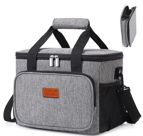 FTBOL クーラーボックス ソフトタイプ 折り畳み 高性能 【キャンプ用品】 釣り 部活 保冷剤 小型 15L 保冷バッグ クーラーバッグ 軽量 手持ちと肩掛け 持ち運び便利 釣り/ピクニック/運動会/通