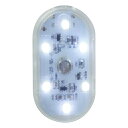 KOYOKOMA タッチライト 小型 コンパクト タッチセンサー マグネット 磁石 充電式 バッテリー 6灯 LED 両面テープ ルームランプ クローゼット キ...