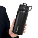 【錆びにくい良質ステンレス】MYEEDA 水筒 500ml 魔法瓶 ステンレスボトル マグボトル 洗いやすい water bottle おしゃれ スポーツ 軽量...