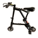 G&G 超軽量 折りたたみ自転車 チューブレス仕様 スポーツ・アウトドア メンズ レディース スポーツ ブラック