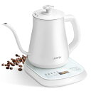 CHISYOU 電気ケトル 0.8L 温度調節 保温機能 コーヒーケトル ドリップケトル コーヒー 細口 ドリップ コーヒーポット ステンレス ケトル 電気 空...