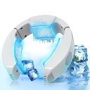 ネッククーラー 冷却プレード付き【2025最強冷却モデル&ペルチェ素子&-17℃瞬間冷却】首掛けクーラー 3つ冷却ブレート 強弱モード 首掛け扇風機 Type-...