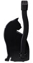 BOSS TRADING ドアストッパー ねこ型 マグネット 協力吸着 玄関 クロ猫