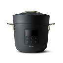 【テレビで紹介されました!】 Re・De Pot (リデポット) 電気圧力鍋 2L PCH-20LB Black ブラック リデ 時短 オシャレ お祝い品 贈り...