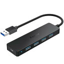 Aceele USB ハブ 5ポート USB 3.0 ハブ Type-C 給電用ポート付きPS4対応 20cm 軽量 コンパクト5Gbps高速データ転送 usb...