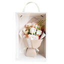 HANASPEAK ソープフラワー 花 母の日 卒業式 敬老の日 バレンタインデー お花 誕生日 フラワーギフト 手揚げ式 多彩バラ(Orange)
