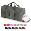スポーツバッグ 修学 旅行カバン 大容量 ボストンバッグ ジム ヨガ 出張 duffel bag 35L シューズ収納付き 一泊二日 乾湿分離 斜めがけ 手提げ 肩掛けバック (ダークグレー)(4)