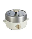 BRUNO ブルーノ 電気鍋 一人用 二人用 コンパクトマルチグリルポット 卓上 ホワイト BOE115-WH
