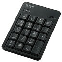 エレコム テンキー Bluetooth 静音設計 抗菌 Windows/Chrome OS/macOS対応 ブラック TK-TBM023SKBK