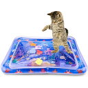ペットマット 猫用水遊びマット ペットひんやりマット ペットクールマット 猫用水感覚プレイマット 犬 猫 小動物 柔軟 快適 ペット冷感クッション 涼感 夏用 ...
