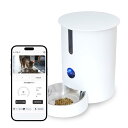 penefa モグモグくん ペット自動給餌器 カメラ付き アプリ 自動 エサやり器 給餌器 多機能 遠隔操作 呼びかけ 声 会話 録画 静止画撮影 暗視カメラ ...