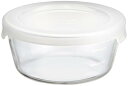 ハリオ 耐熱ガラス製 保存容器 丸 300ml MST-30-TW
